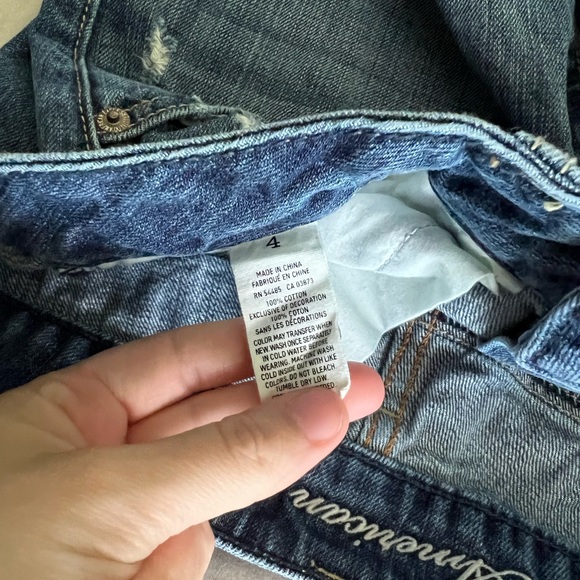American Eagle distressed jean shorts - Picture 4 of 5